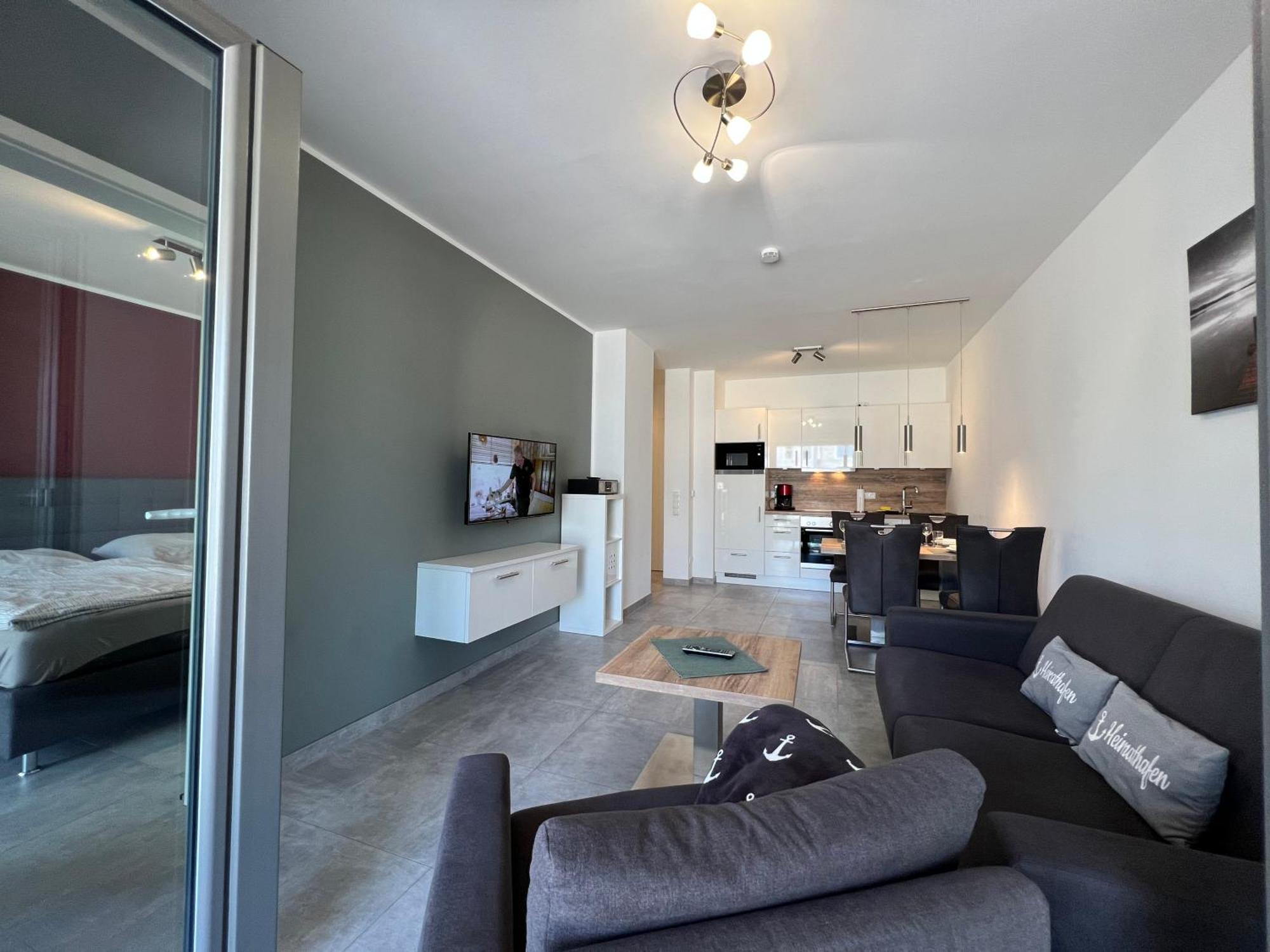 Apartment Meerleben, Am Alten Deich 28 ダンガスト エクステリア 写真